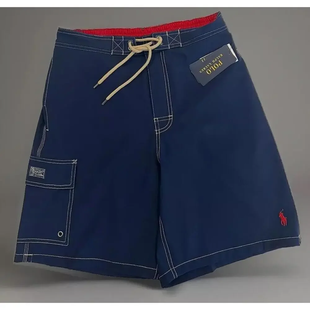 Polo Ralph Lauren Men's Size Small Kailua Classic Fit Swim Trunks Navy